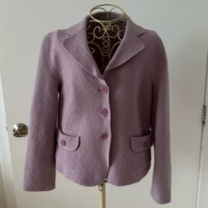 💯 wool LUCIA blazer size M smaller fit VINTAGE